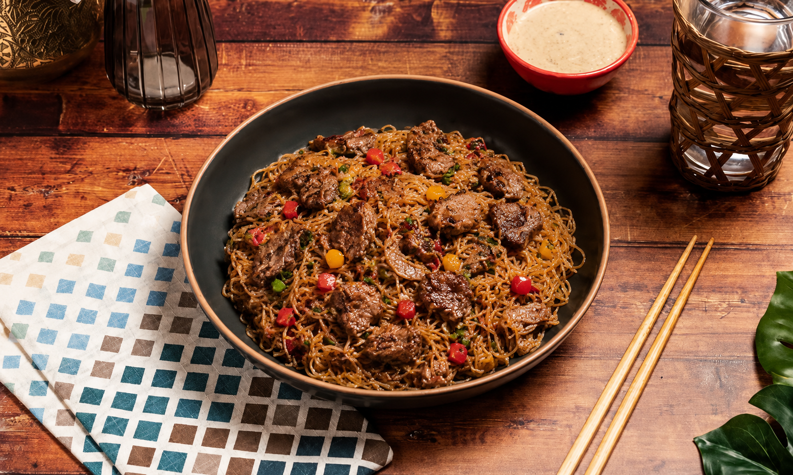 Grilled Lamb Vermicelli Noodles